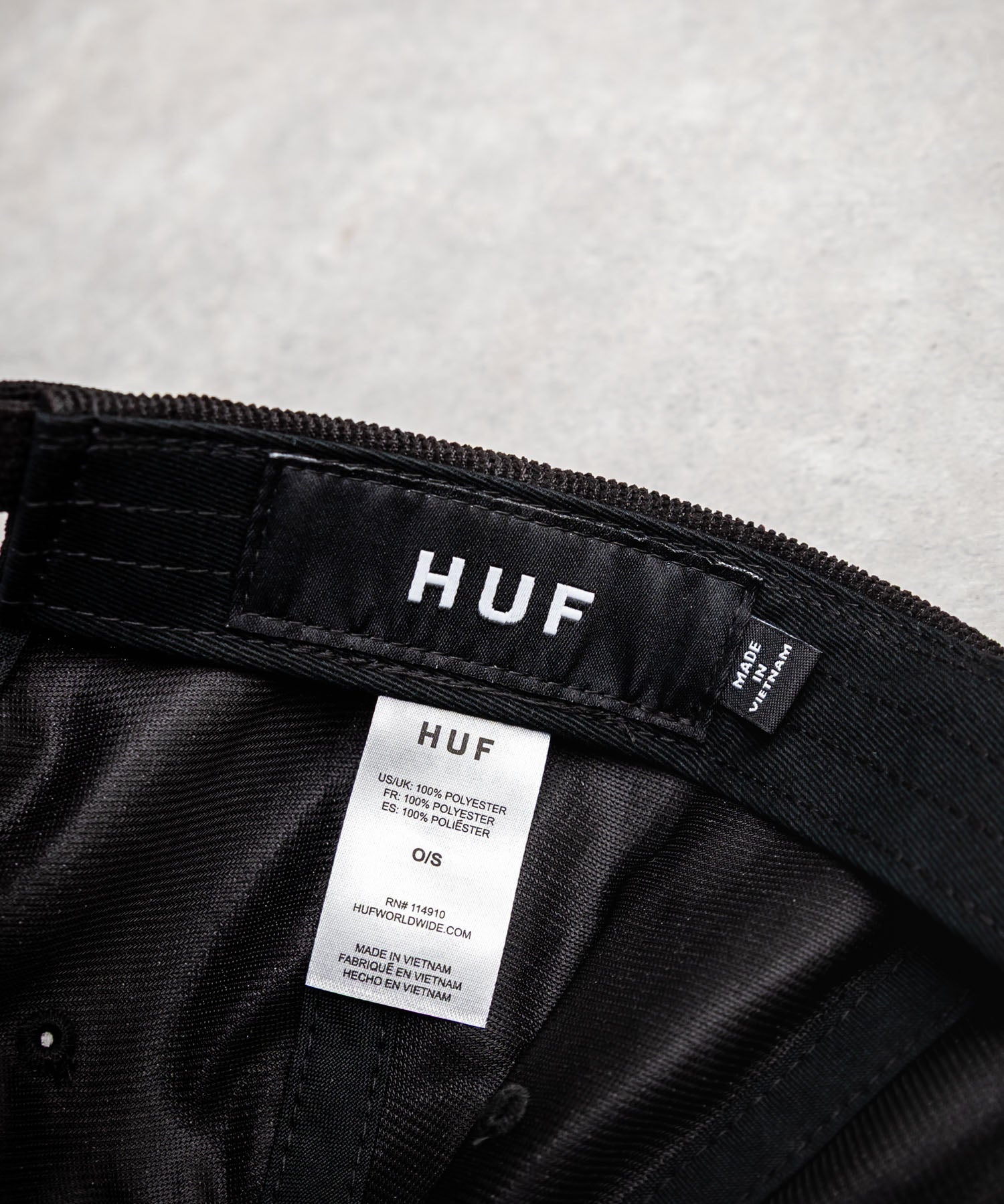 HUF ハフ OG CORDUROY 6-PANEL CV HAT ワンポイントロゴ刺繍コーデュロイキャップ 15022