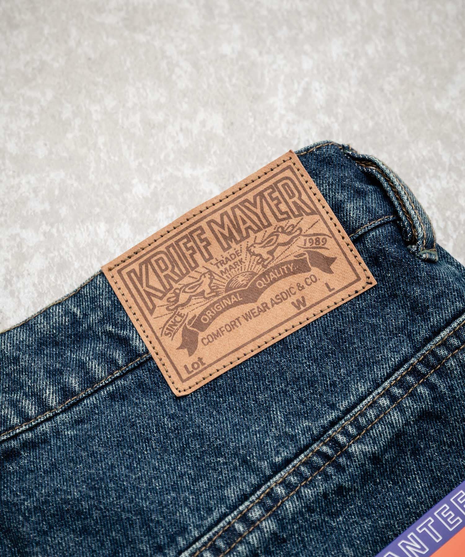 KRIFF MAYER クリフメイヤー ワイドストレートデニムパンツ/ジーパン 2535108 15615