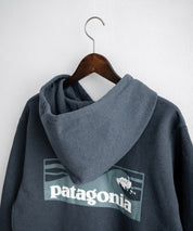 Patagonia パタゴニア BOARDSHORT LOGO UPRISAL HOODY ボードショーツロゴアップライザルフーディ/裏起毛バックグラフィック長袖パーカー 16382