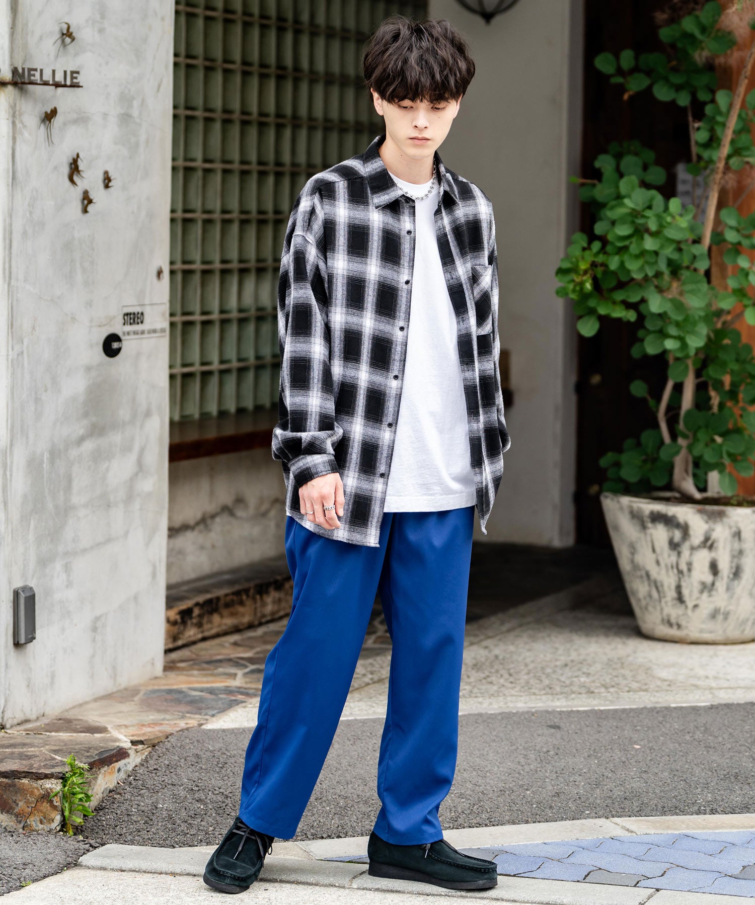 ワイドテーパード スケーターワークパンツ イージーシェフパンツ 11448