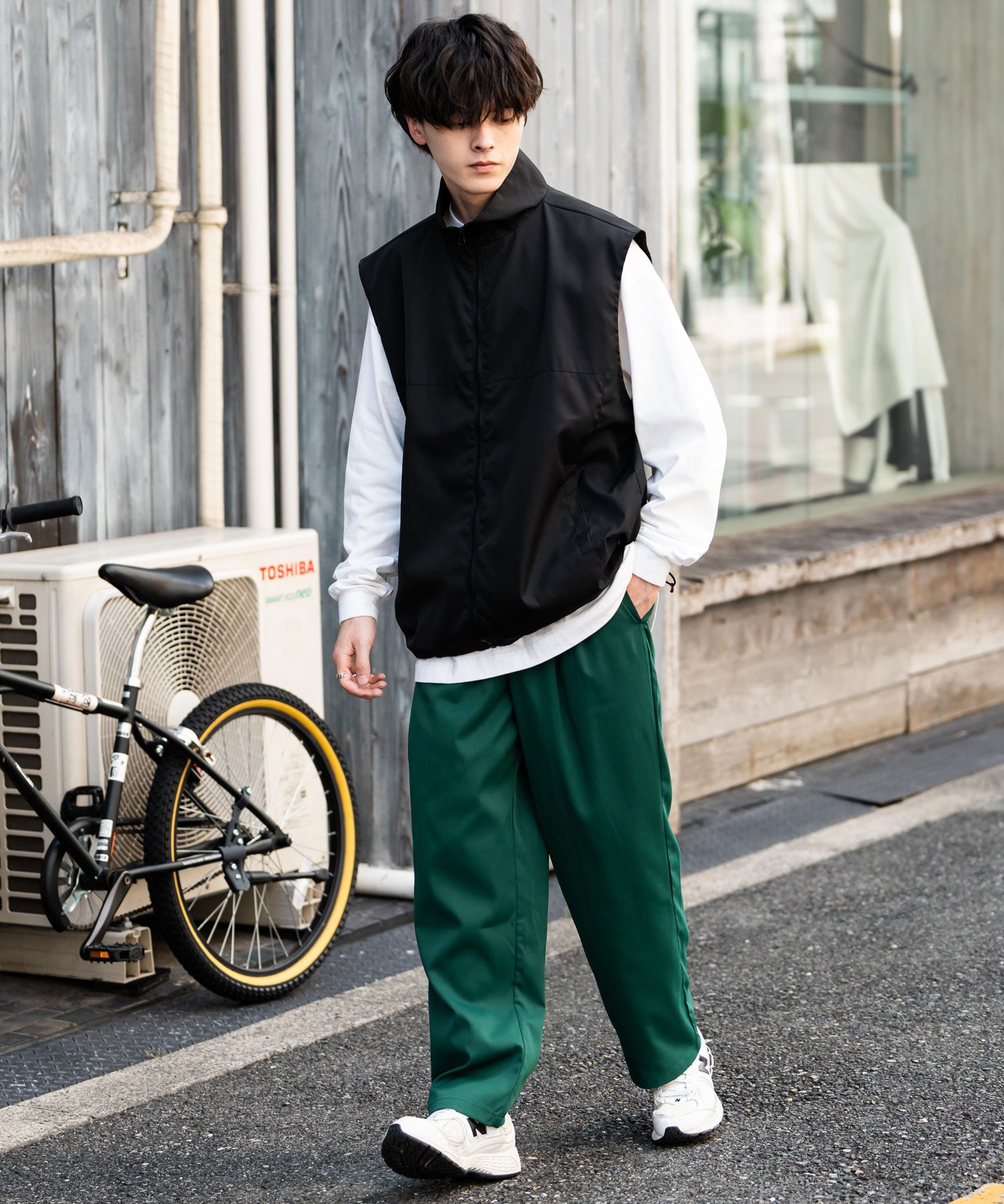 ワイドテーパード スケーターワークパンツ イージーシェフパンツ 11448