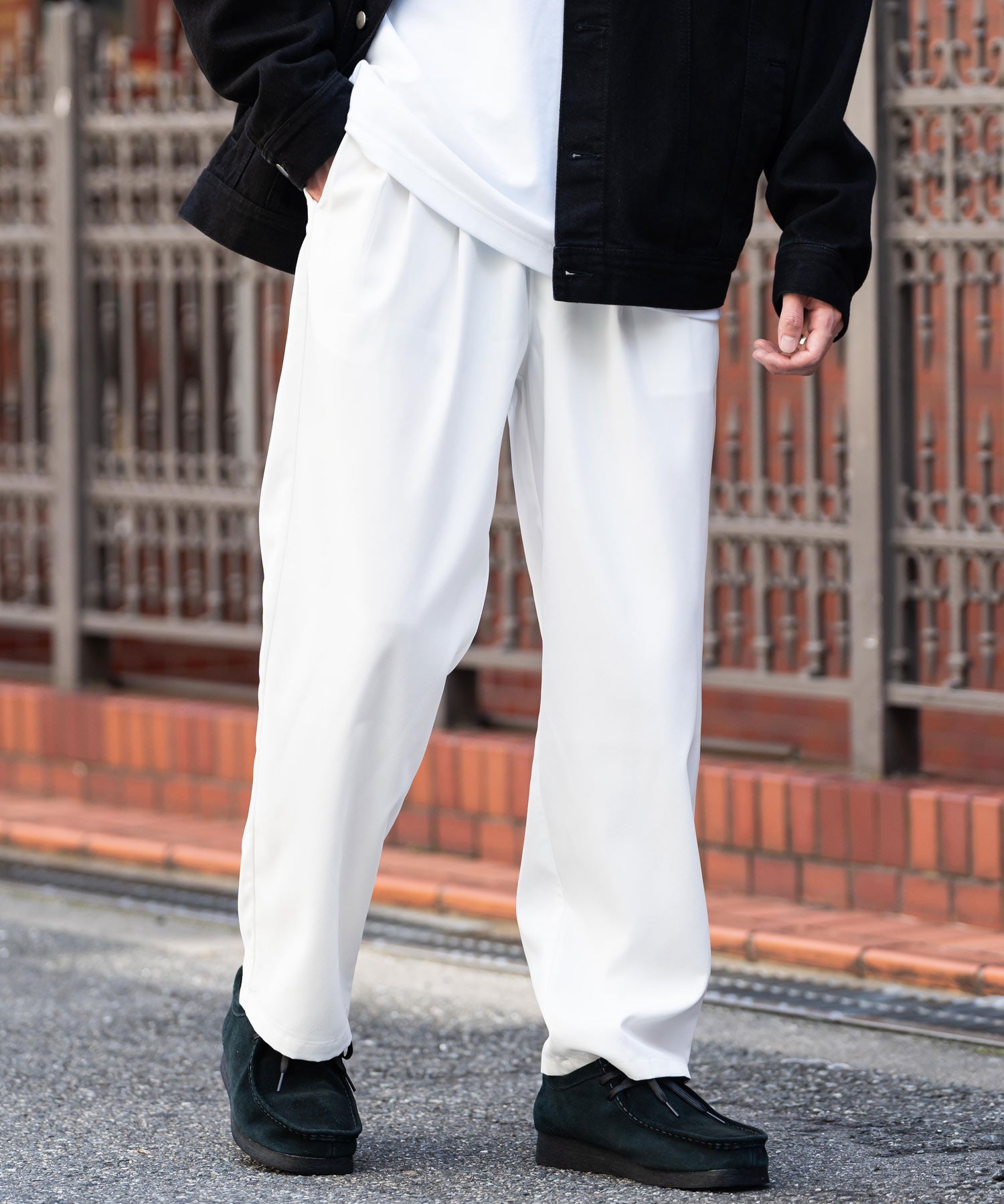 ワイドテーパード スケーターワークパンツ イージーシェフパンツ 11448