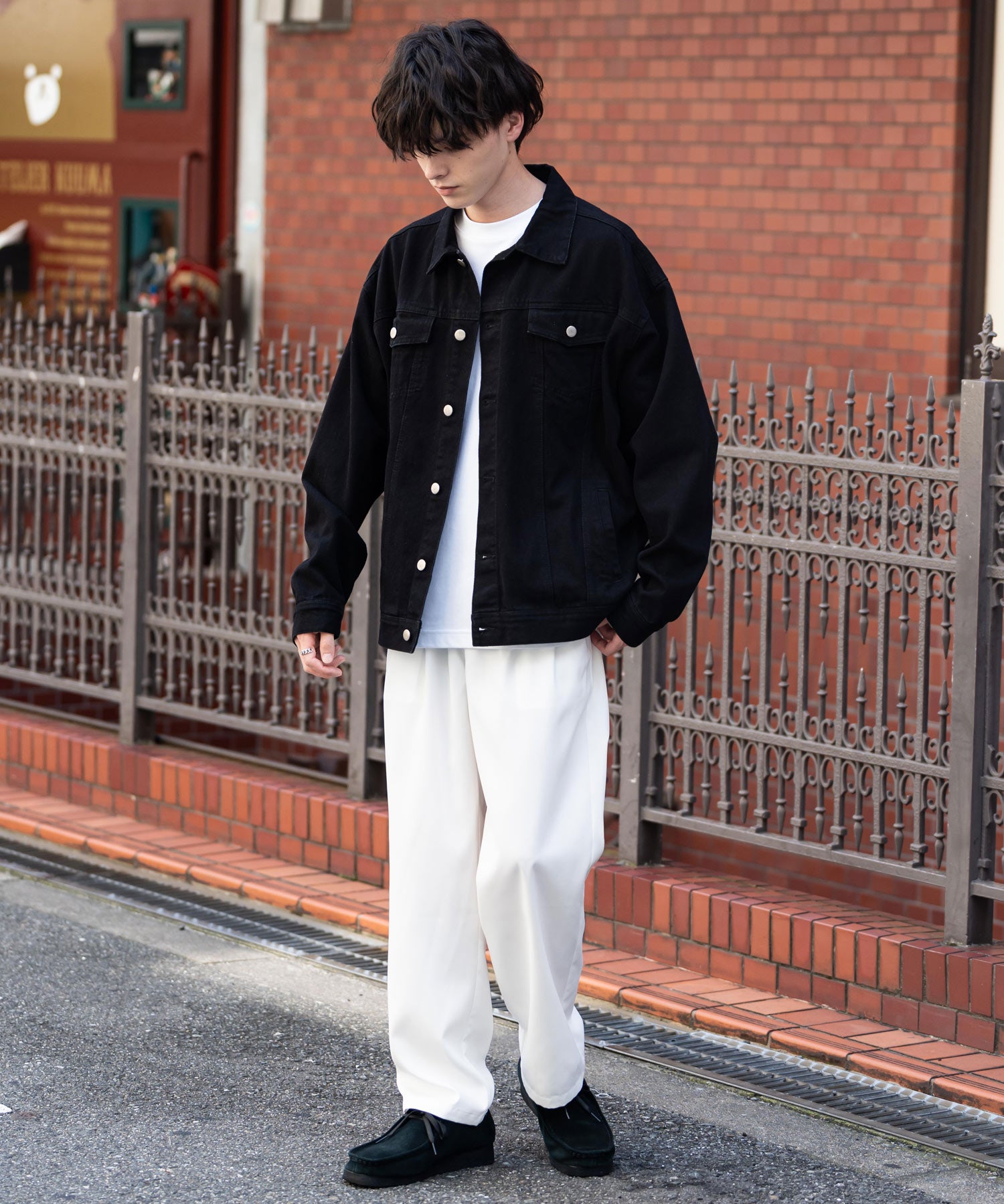 ワイドテーパード スケーターワークパンツ イージーシェフパンツ 11448