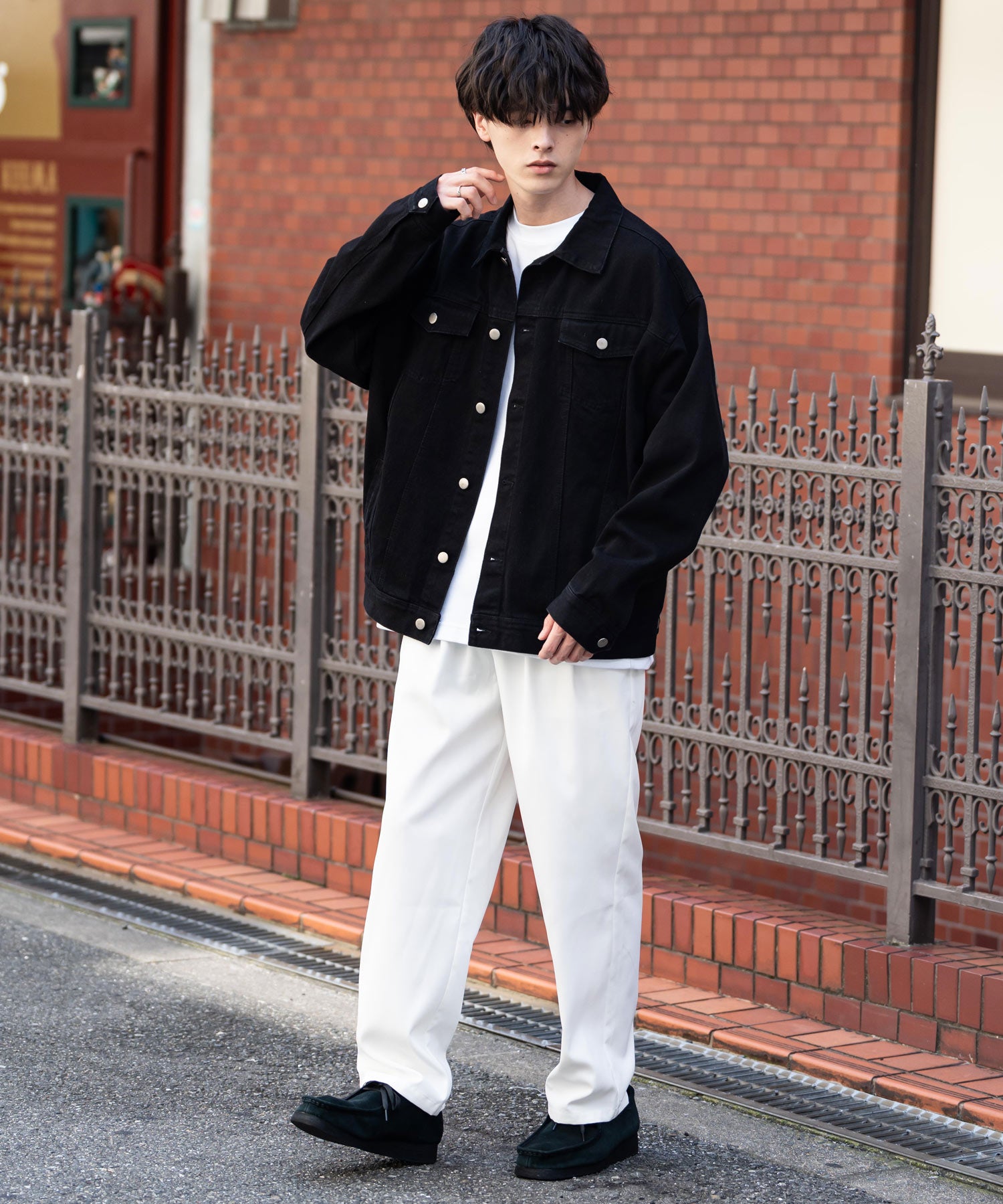 ワイドテーパード スケーターワークパンツ イージーシェフパンツ 11448