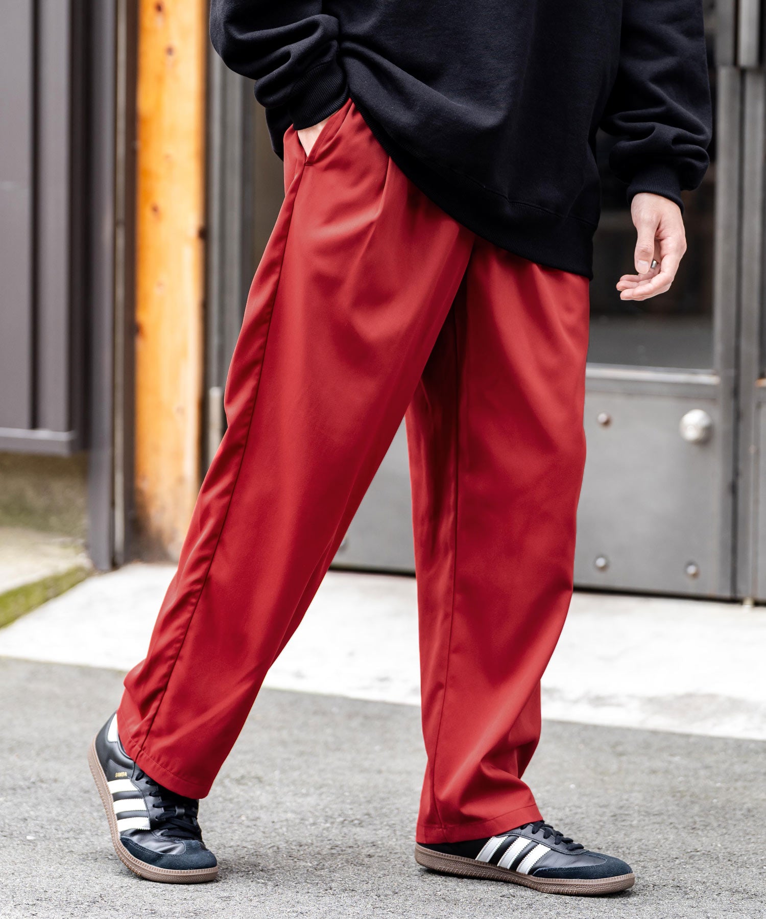 ワイドテーパード スケーターワークパンツ イージーシェフパンツ 11448