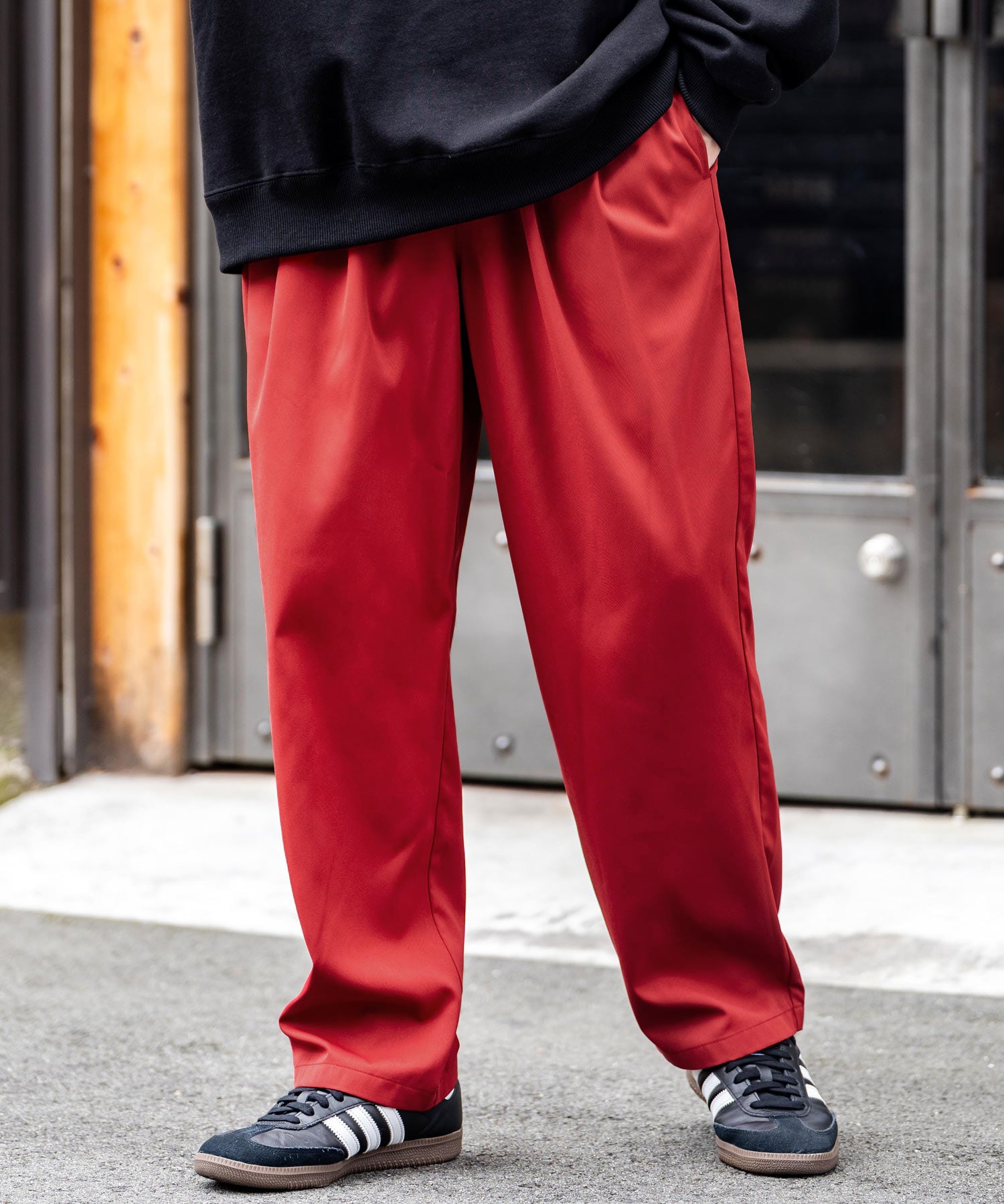 ワイドテーパード スケーターワークパンツ イージーシェフパンツ 11448