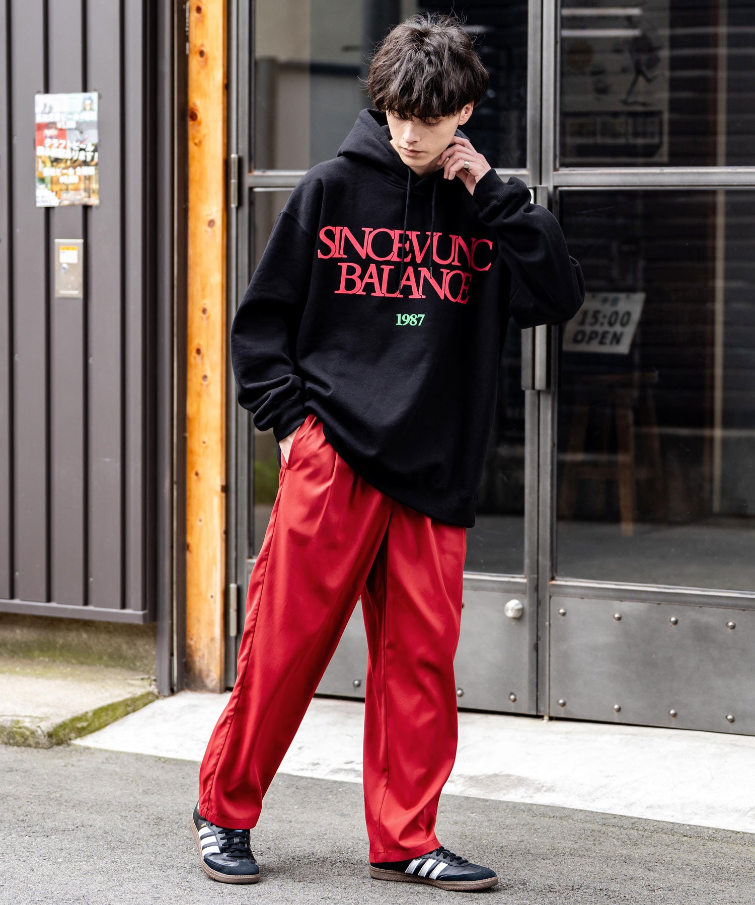 ワイドテーパード スケーターワークパンツ イージーシェフパンツ 11448