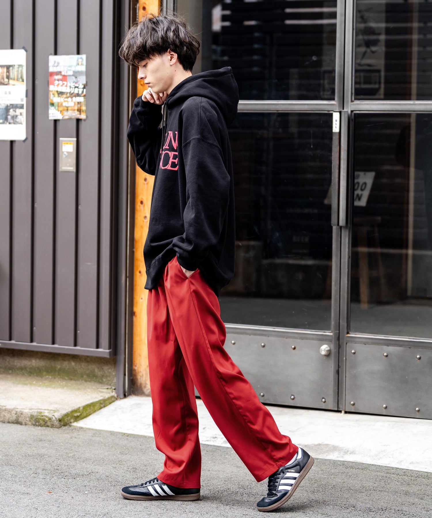 ワイドテーパード スケーターワークパンツ イージーシェフパンツ 11448