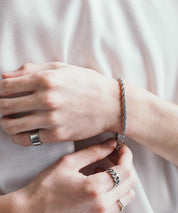 ステンレスデザインチェーンブレスレット 11626