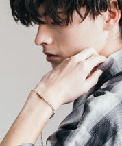 チャーム付きデザインチェーンブレスレット 11628