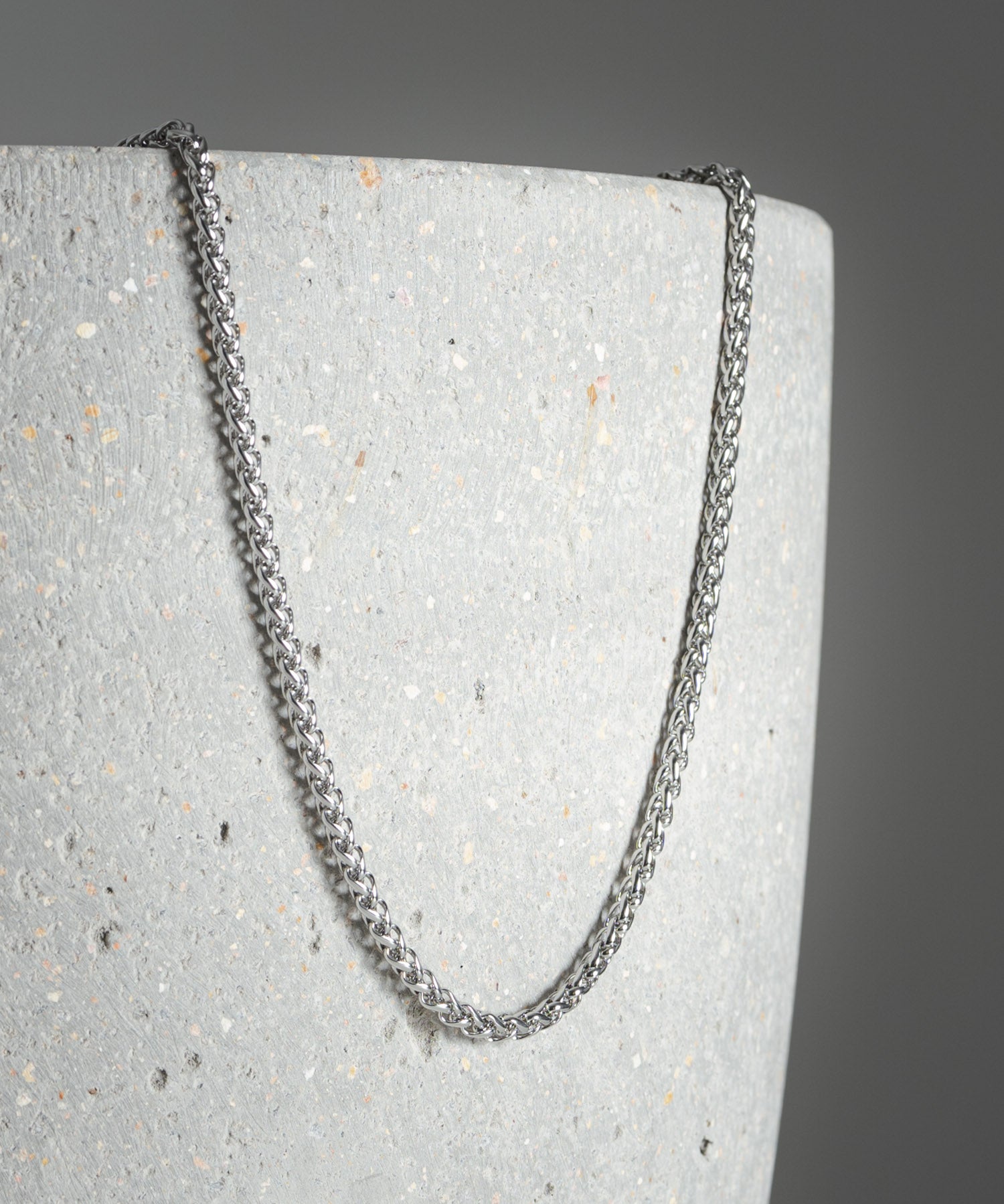 ステンレスデザインチェーンネックレス 11631