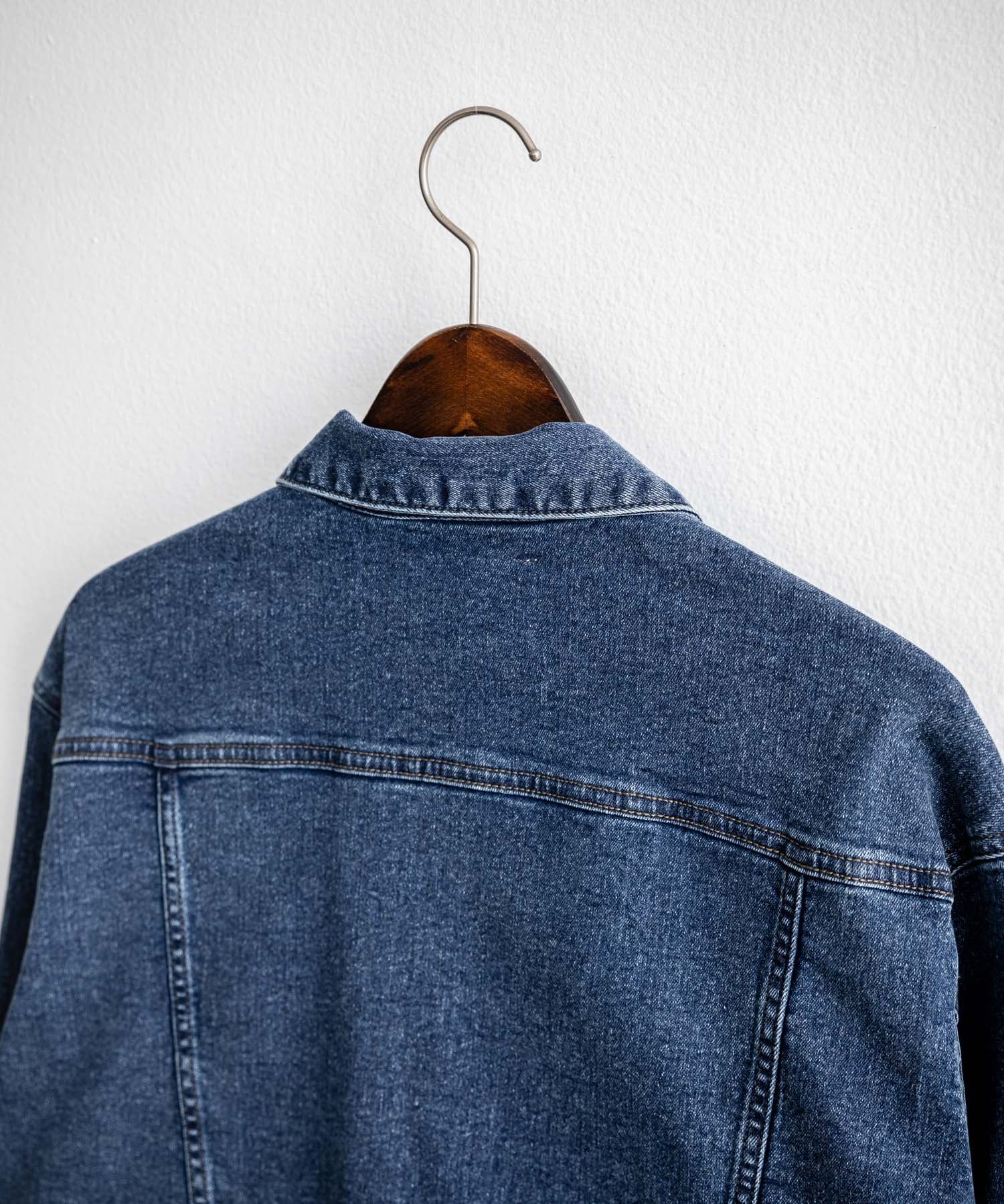 新色追加 Hanes ヘインズ ショート丈 ストレッチデニムジャケット Gジャン 14398