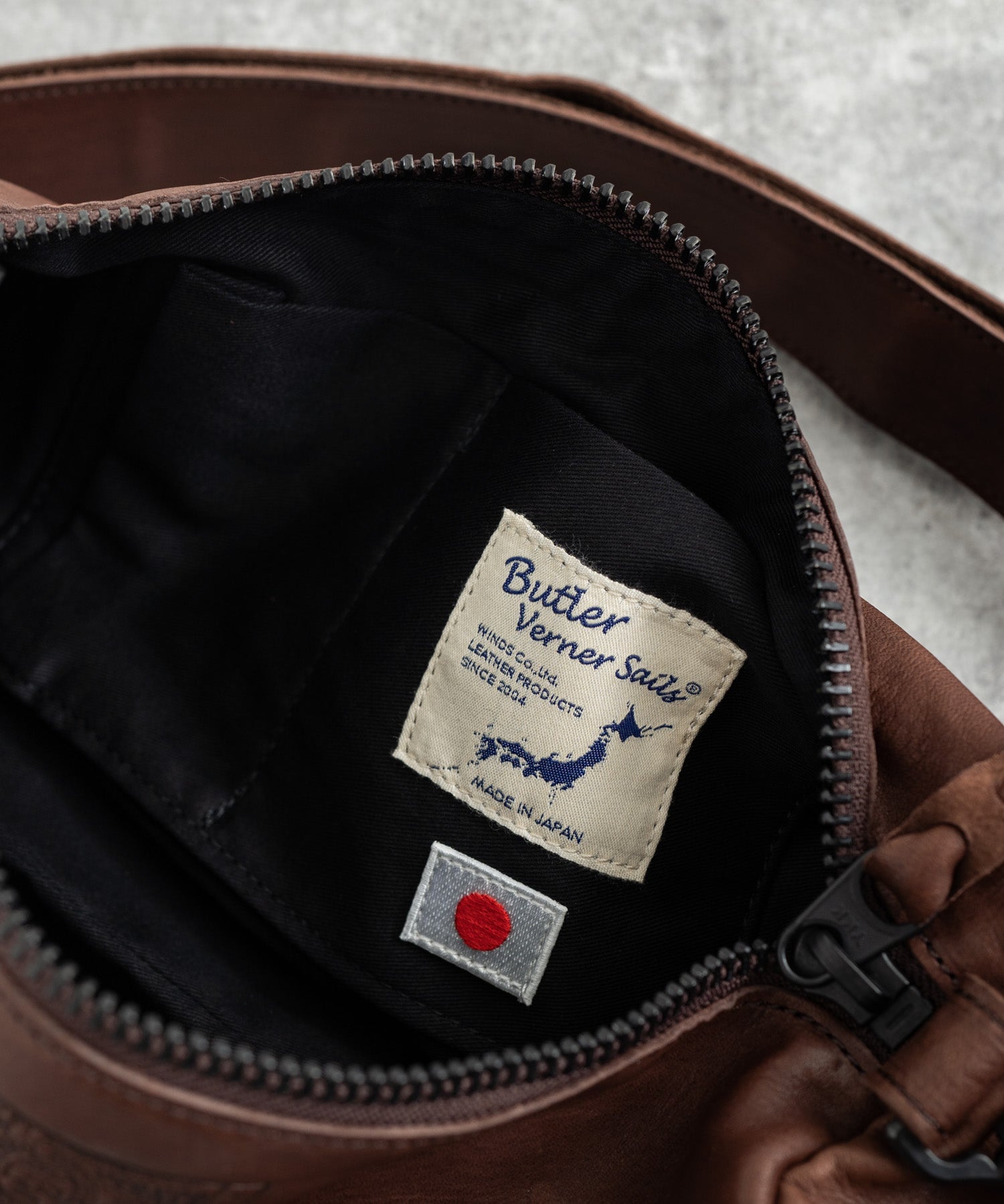 Butler Verner Sails バトラーバーナーセイルズ 日本製 国産馬革ロールショルダー JA-1059 6033