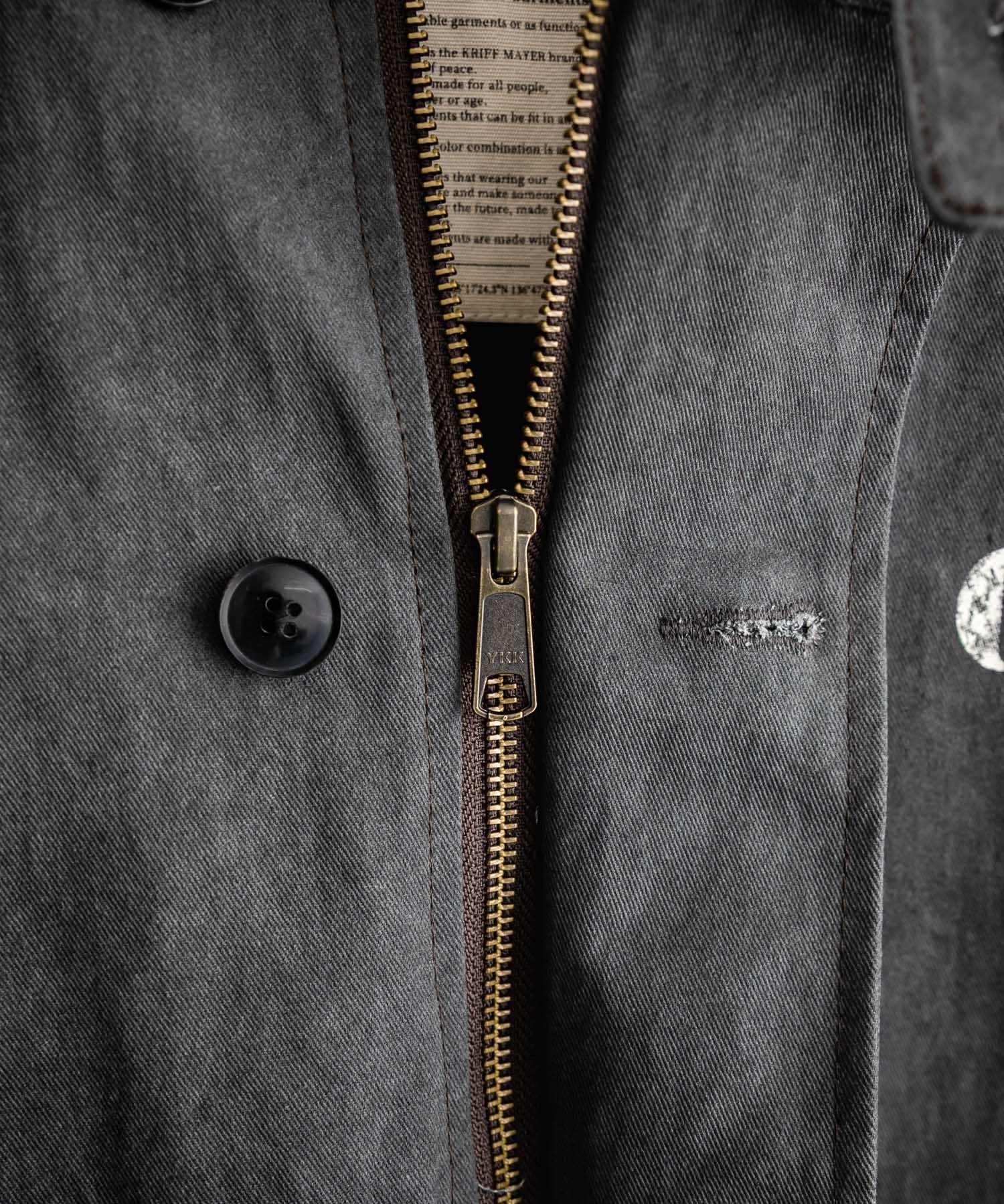 KRIFF MAYER クリフメイヤー バックグラフィックプリント裏ボアデッキジャケット 2525109 14969