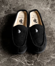 U.S.POLO ASSN. ユーエスポロアッスン ボアライニングスライド スリッポン/ワンポイントロゴモカシンシューズ 14933