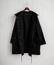 Audience オーディエンス 綿ナイロン高密度ポプリン M-90ロング丈スタンドネックモッズコート AUD7355 15252