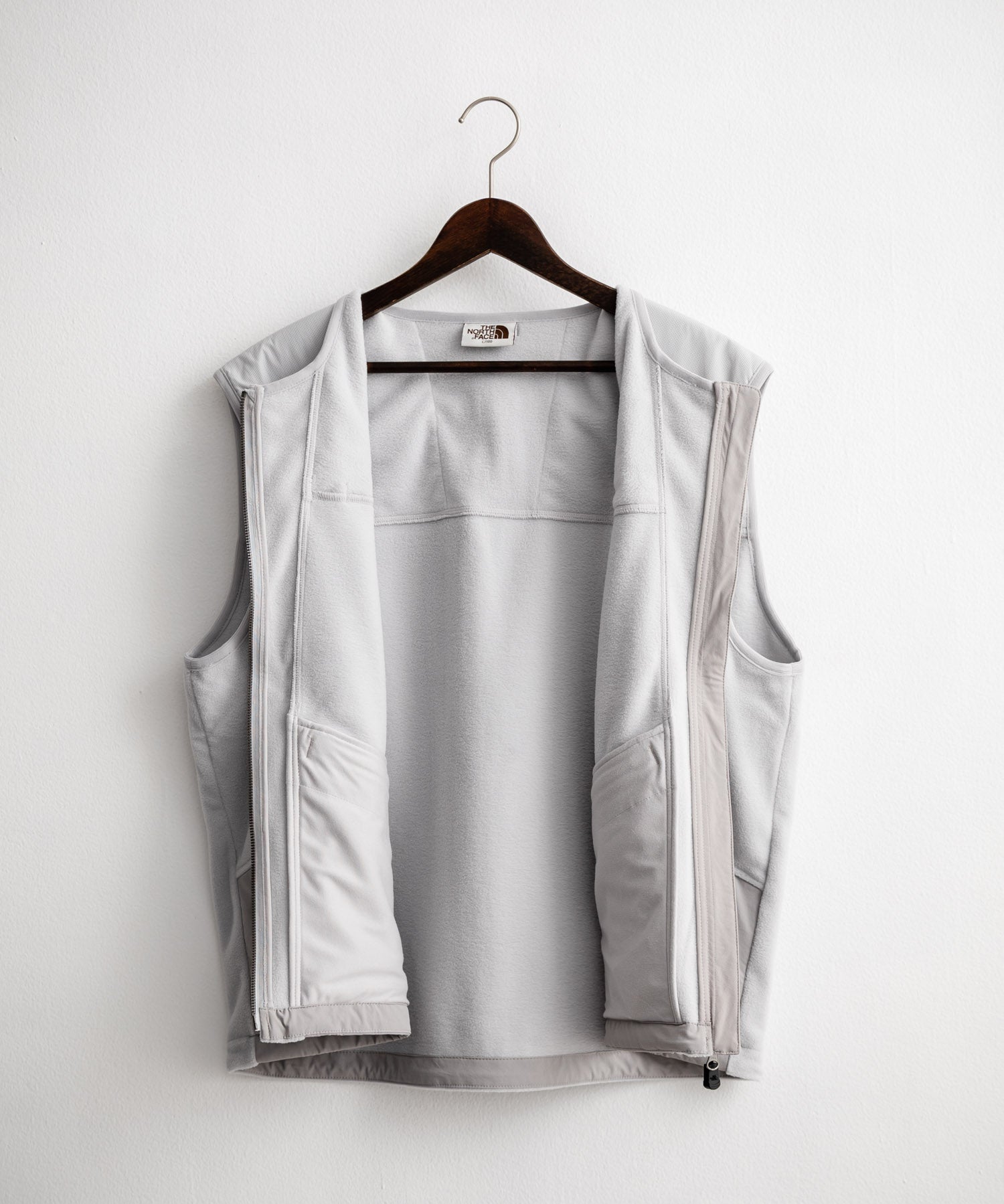 日本未展開モデル THE NORTH FACE ザ・ノースフェイス LINE-X FLEECE VEST ワンポイントロゴ刺繍フリースベスト 15569