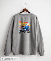 Universal City Studios LLC 別注コラボ オーバーサイズヴィンテージライクグラフィックプリント裏起毛スウェットトレーナー 15115