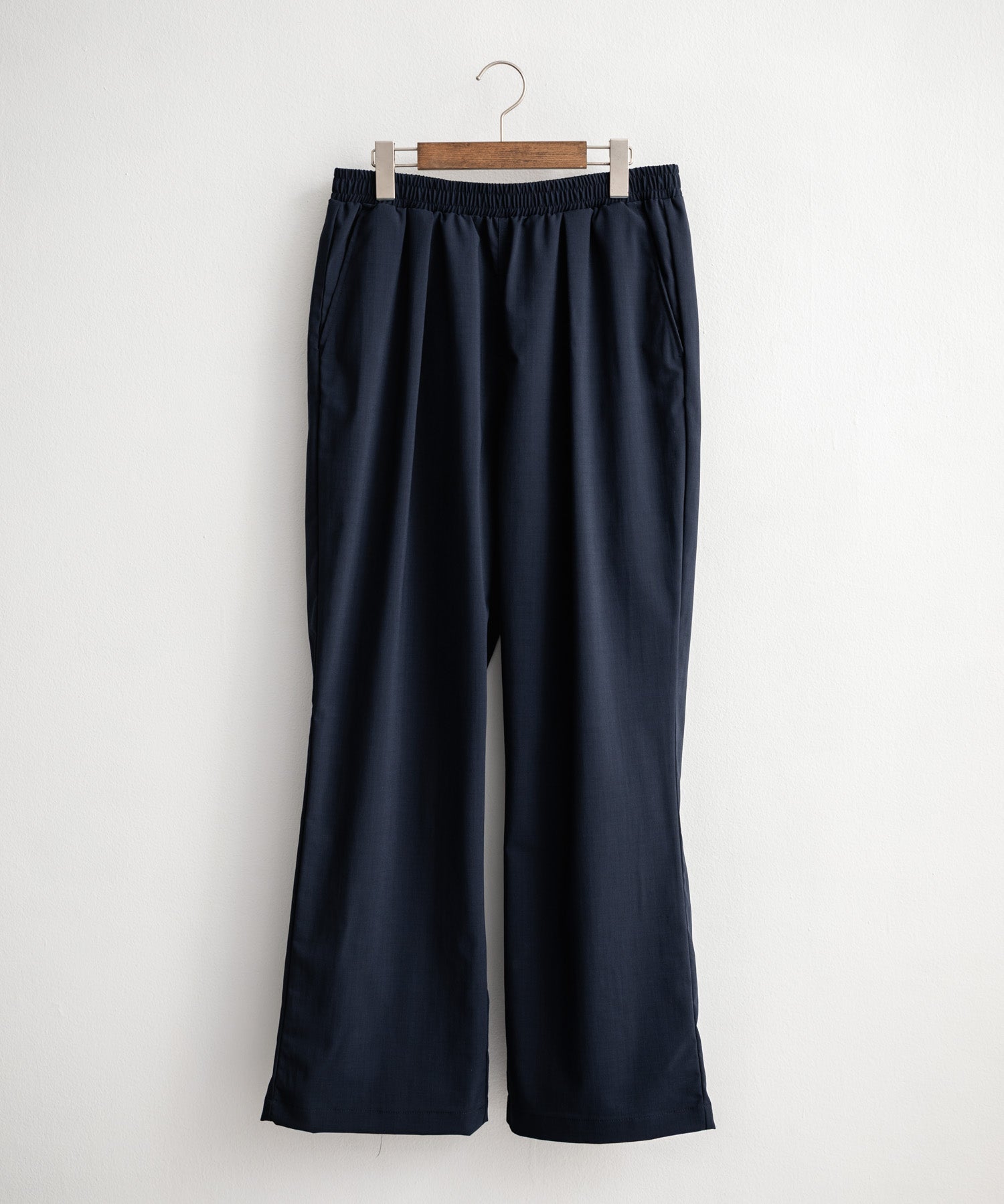 新色追加 セットアップ 接触冷感 多機能素材 リネンライク半袖開襟シャツ＆セミワイドイージーパンツ 15480