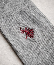 U.S. POLO ASSN. ユーエスポロアッスン ワンポイントロゴ刺繍3足アソートクルー丈ソックス 15069