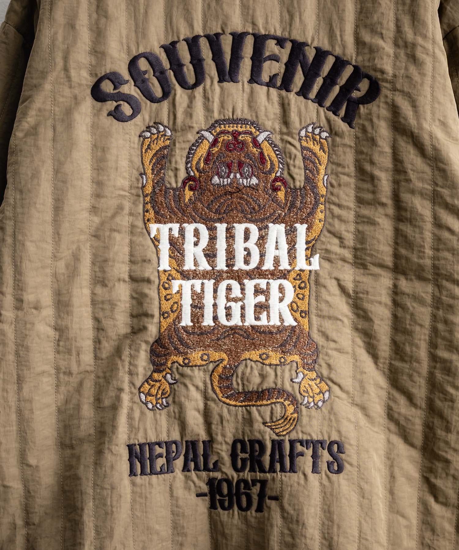 KRIFF MAYER クリフメイヤー スーベニア刺繍キルトコーチジャケット/ナイロンキルティングブルゾン 2515104 14884