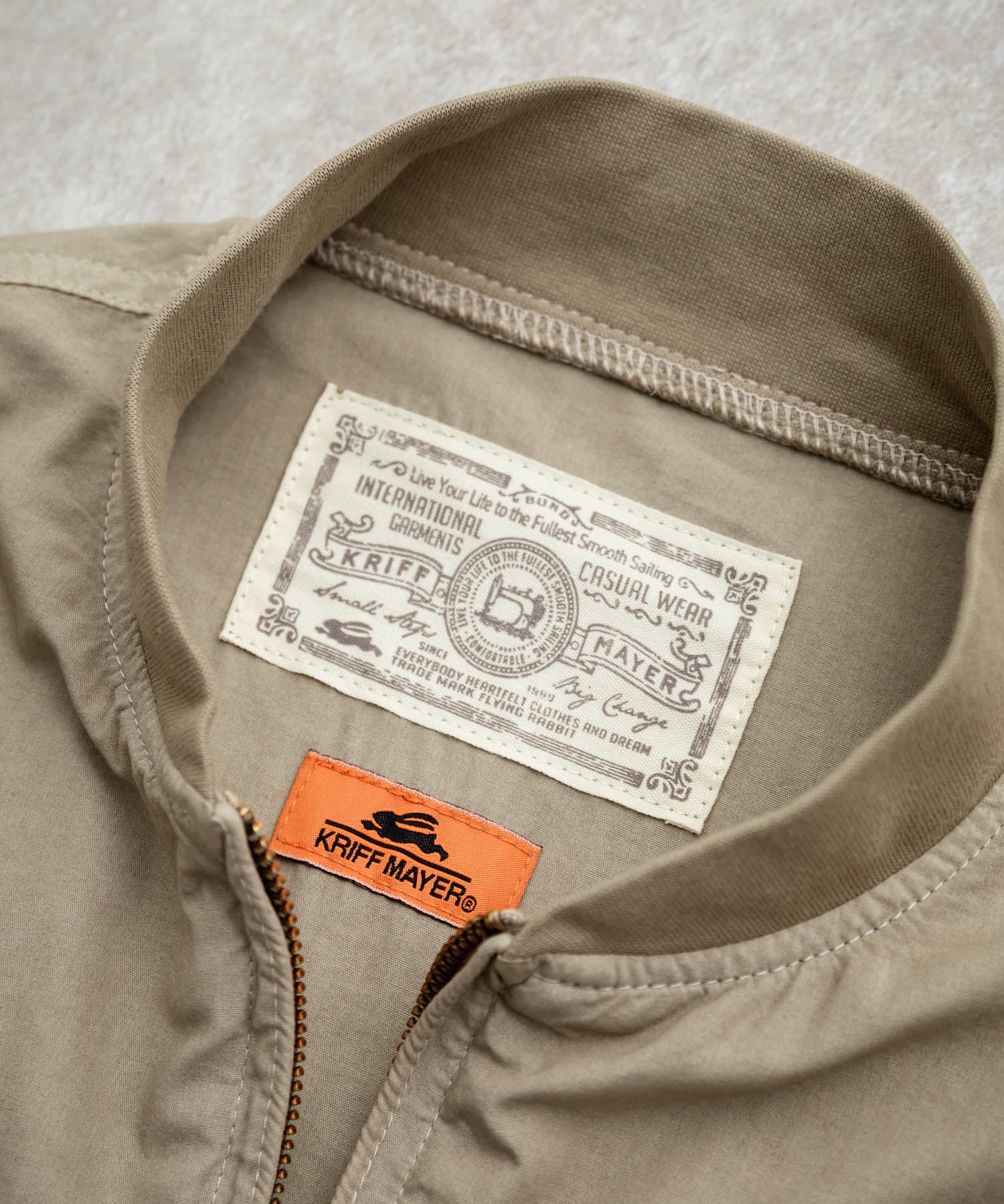 KRIFF MAYER オーバーサイズショート丈ブルゾン ダービージャケット 2534003 15612