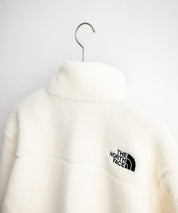日本未展開モデル THE NORTH FACE ザ・ノースフェイス WHITE LABEL ホワイトレーベル 韓国限定 SHERPA FLEECE JACKET1 オーバーサイズワンポイントロゴ刺繍ボアジャケット 14659