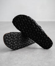 AUTENTI オーテンティ ダブルベルト レザーサンダル/フラットサンダル 16189
