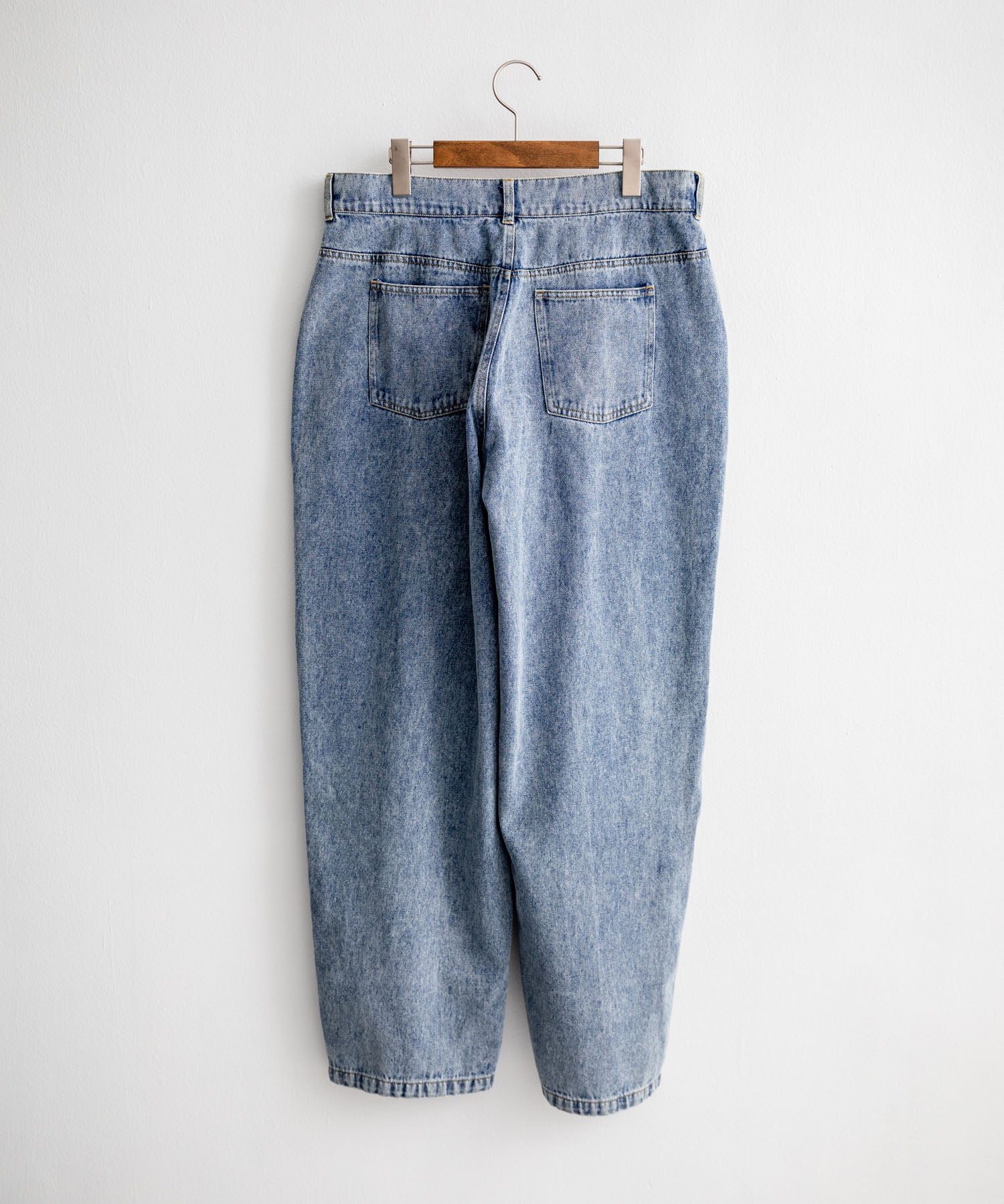 【セットアップ】オーバーサイズデニムジャケット＋ワイドパンツ