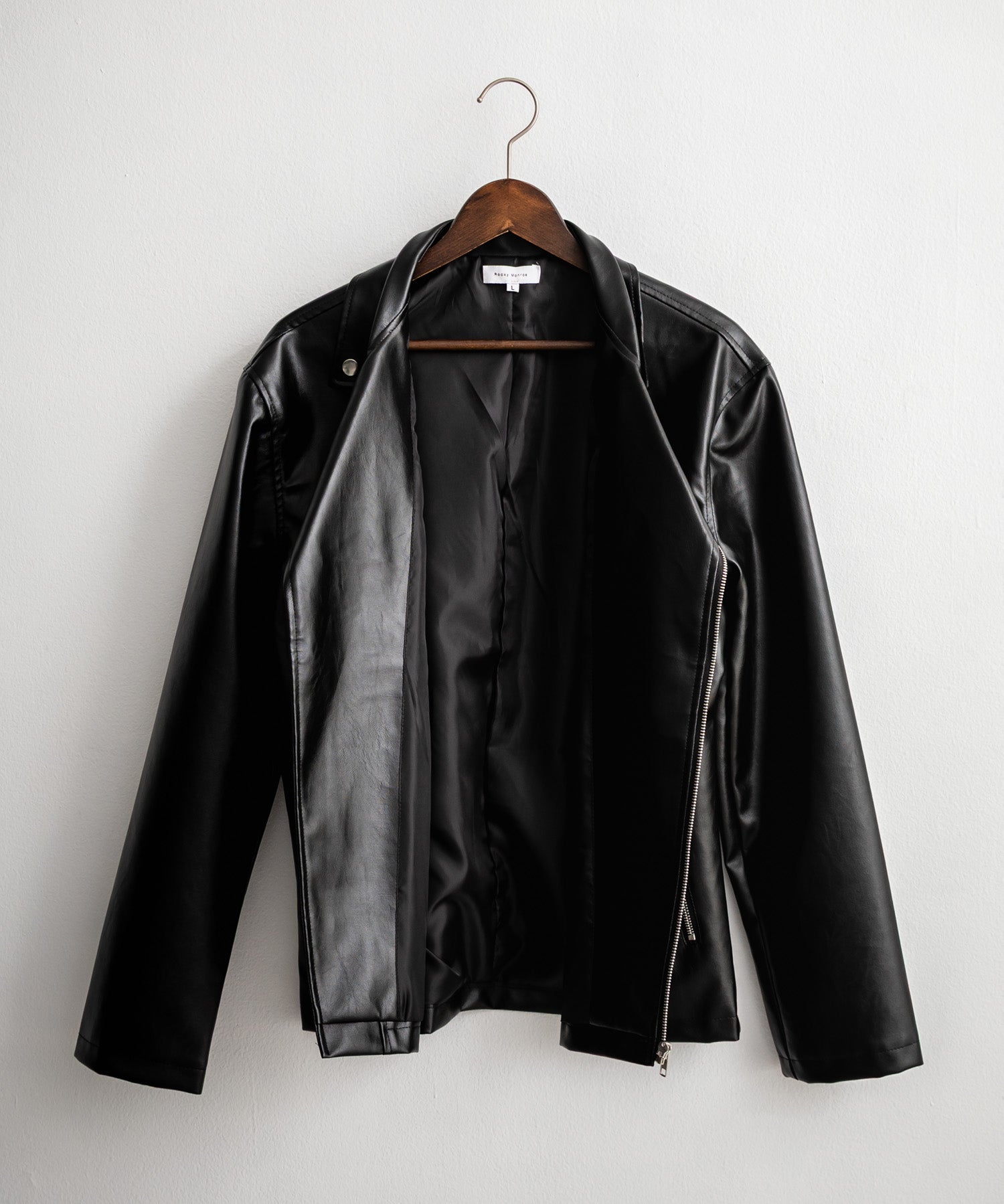 PUレザーダブルライダースジャケット 14682