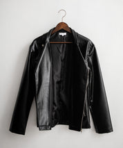 PUレザーダブルライダースジャケット 14682