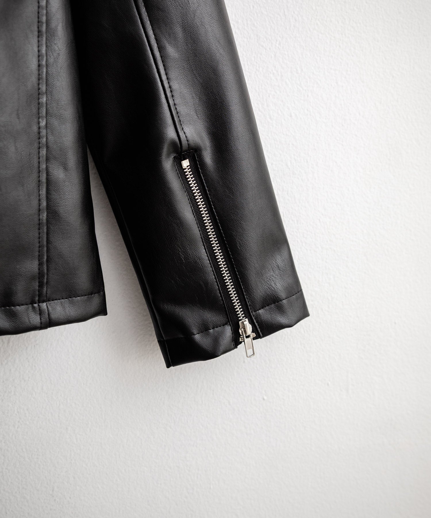 PUレザーシングルライダースジャケット　14681