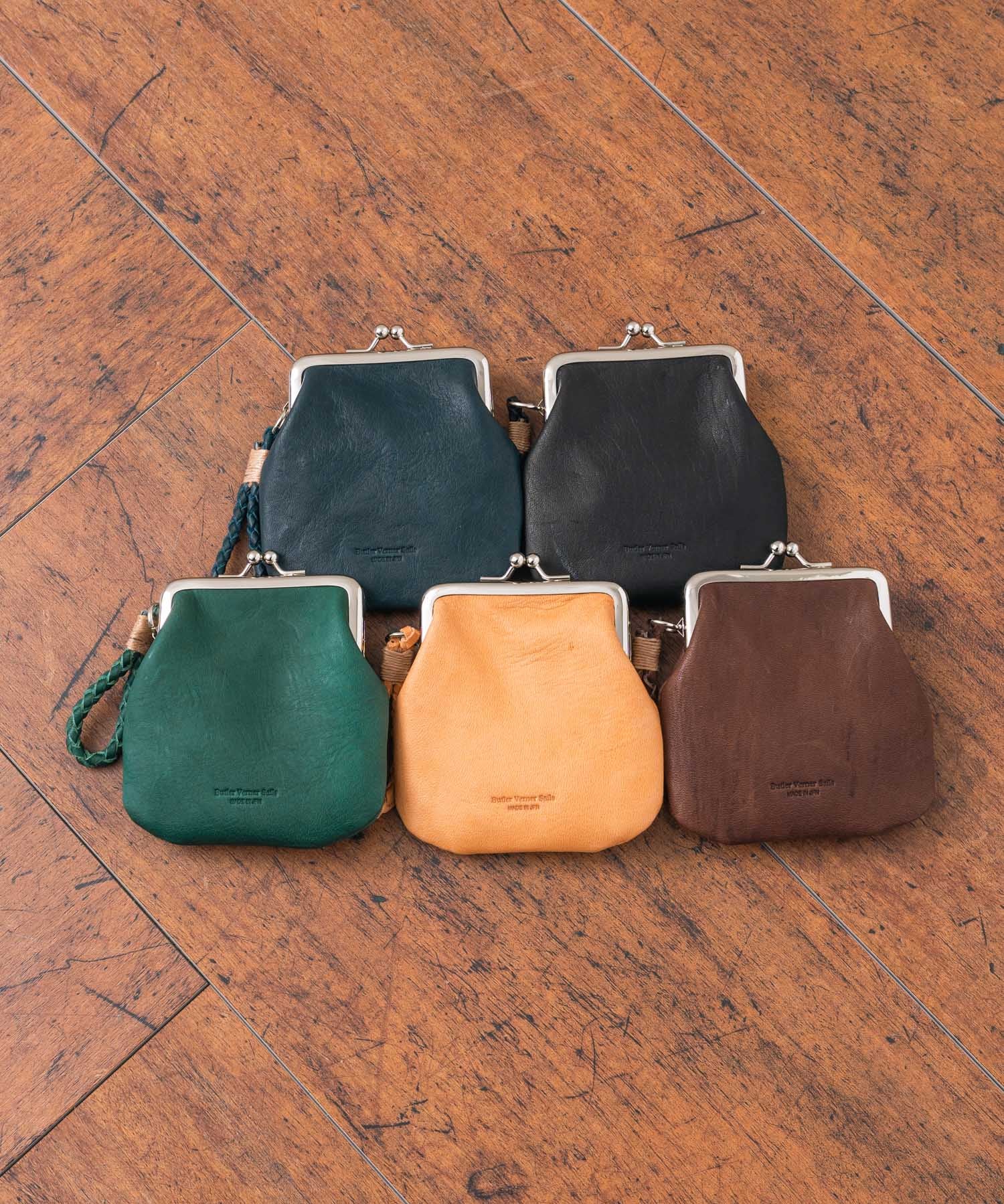 Butler Verner Sails バトラーバーナーセイルズ 日本製 国産ホースレザーがま口ミニウォレット JW-2715 12335