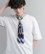 新色追加 スカーフリング付き 大判サイズ総柄スカーフ 12688