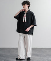 新色追加 スカーフリング付き 大判サイズ総柄スカーフ 12688