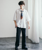 新色追加 スカーフリング付き 大判サイズ総柄スカーフ 12688