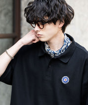 新色追加 スカーフリング付き 大判サイズ総柄スカーフ 12688