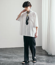 新色追加 スカーフリング付き 大判サイズ総柄スカーフ 12688