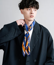 新色追加 スカーフリング付き 大判サイズ総柄スカーフ 12688