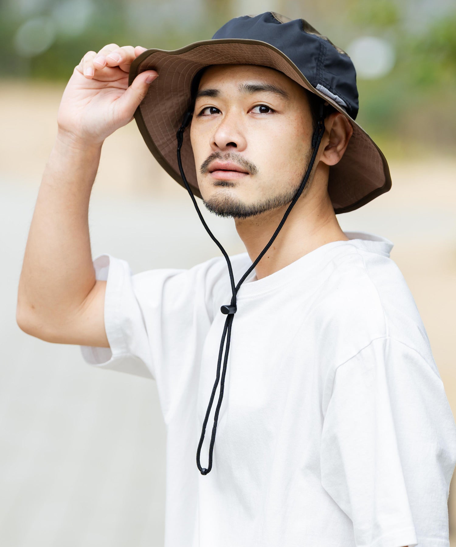 UVカット 撥水加工 アドベンチャーサファリハット