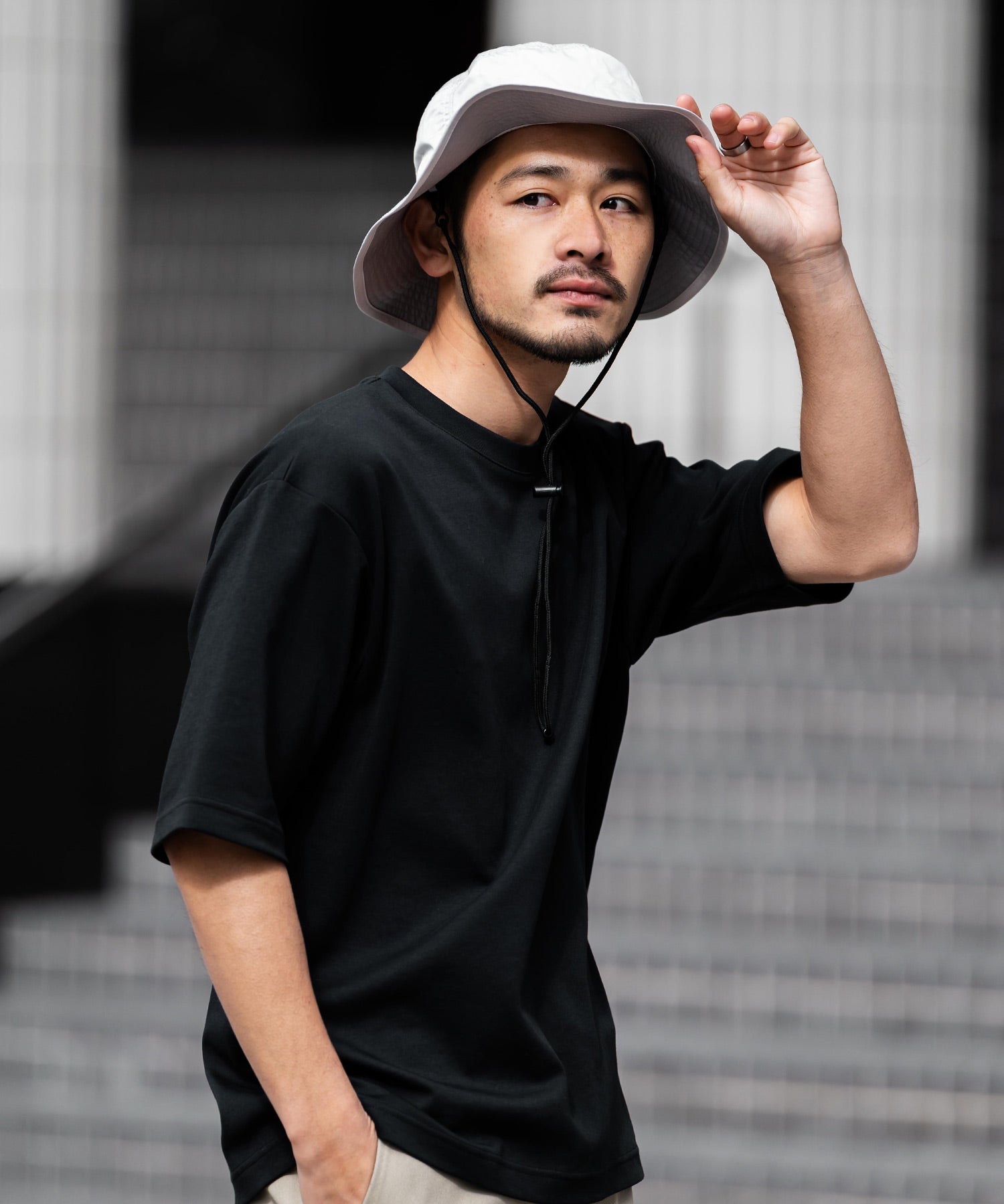 UVカット 撥水加工 アドベンチャーサファリハット