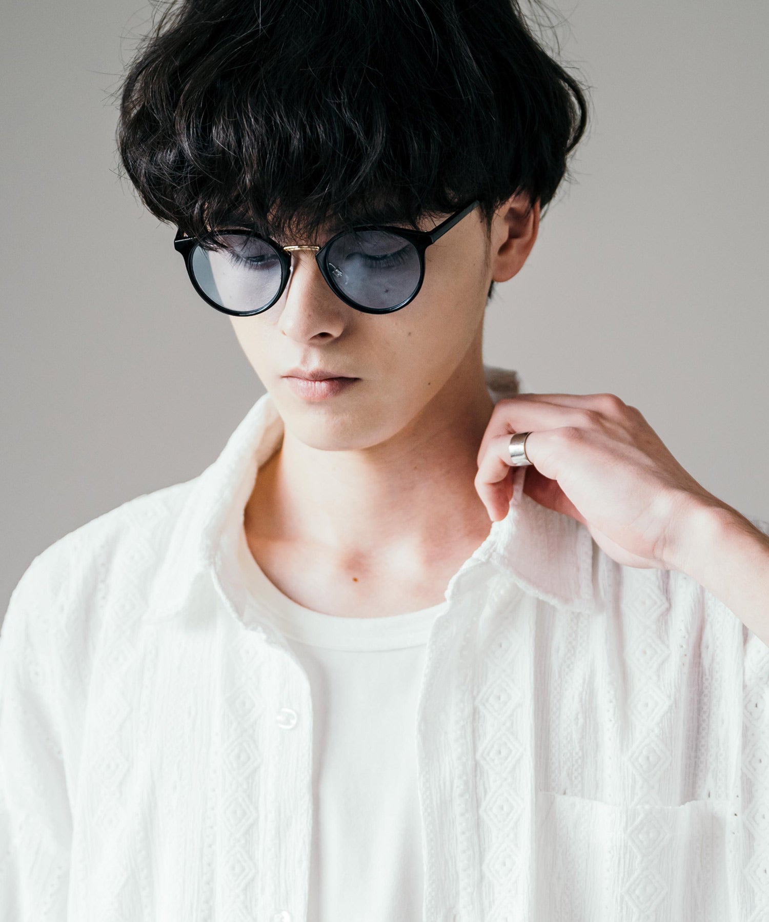 コンビボストンカラーレンズサングラス 12720