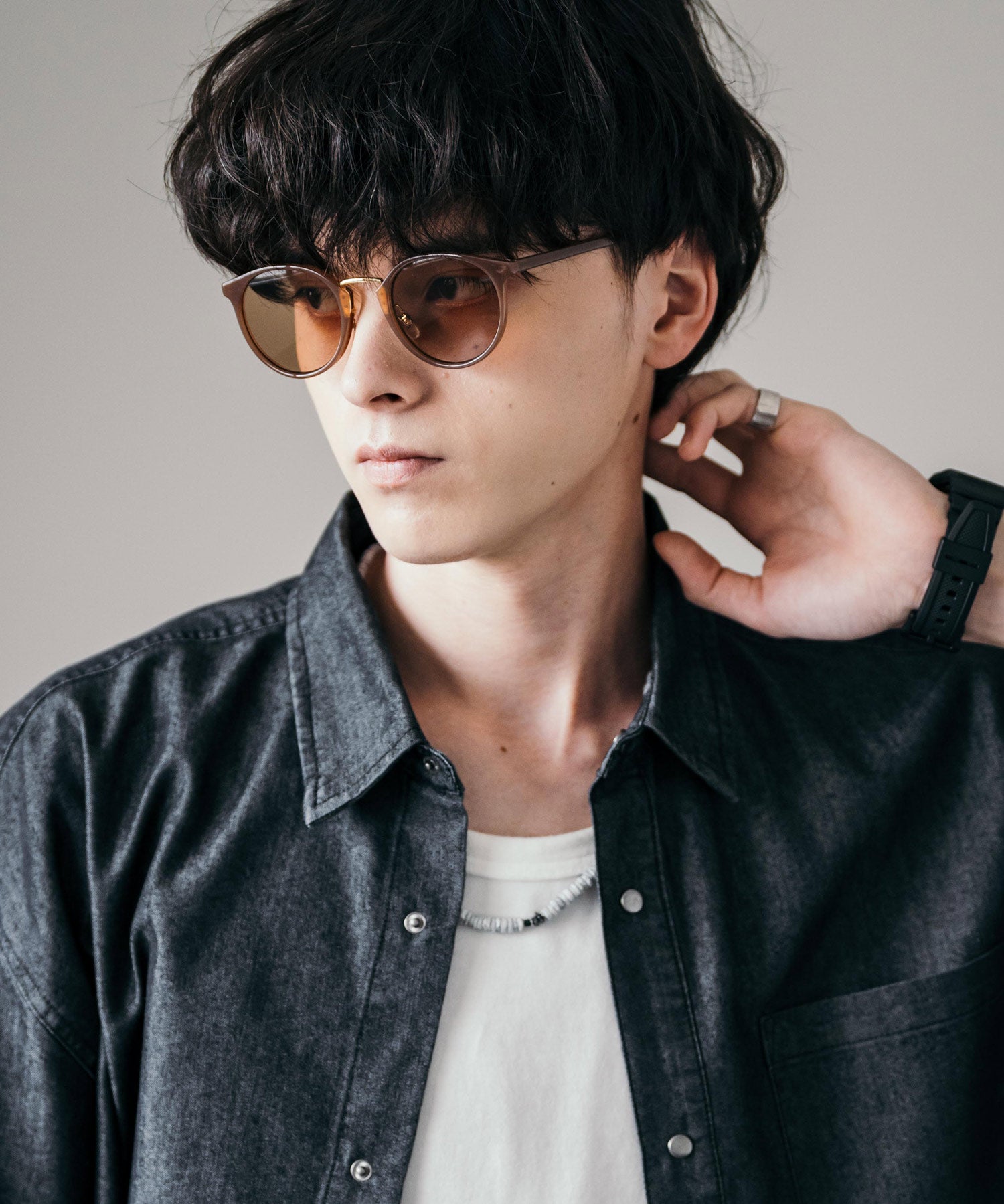 コンビボストンカラーレンズサングラス 12720