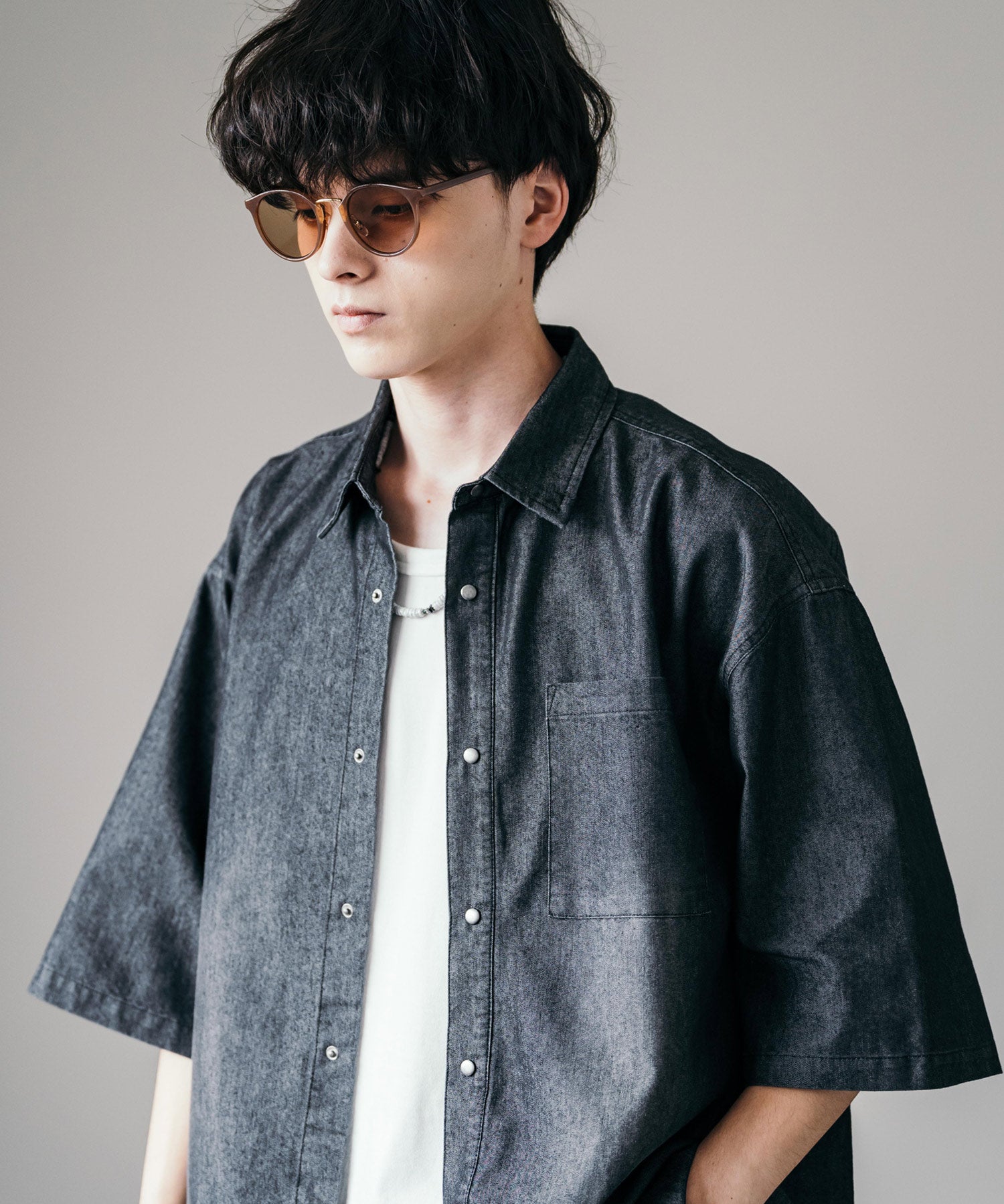 コンビボストンカラーレンズサングラス 12720