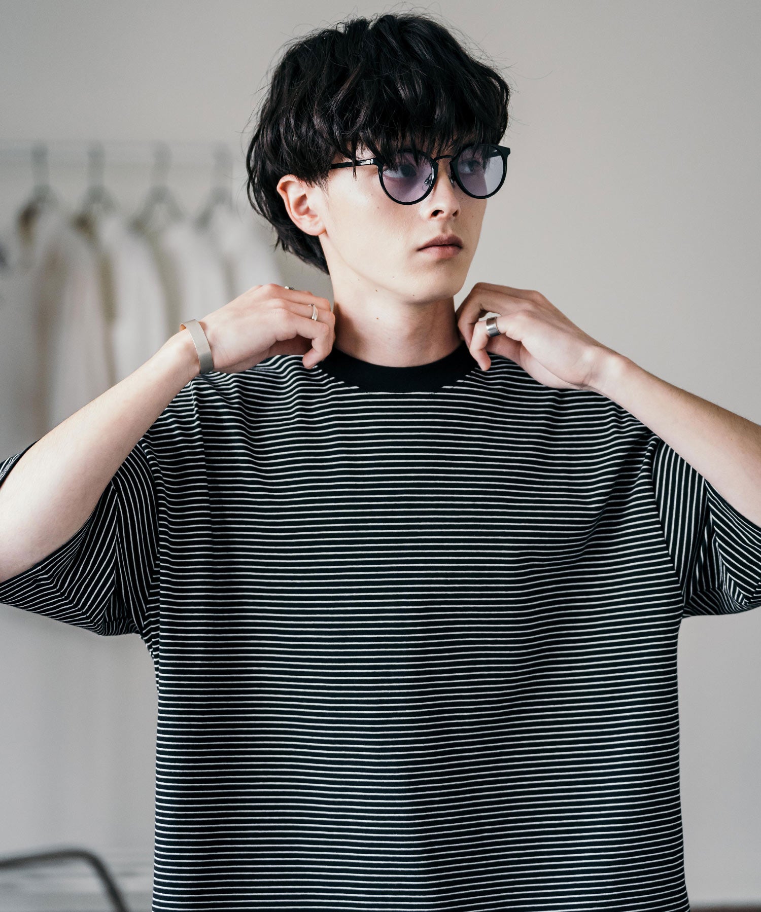 コンビボストンカラーレンズサングラス 12720