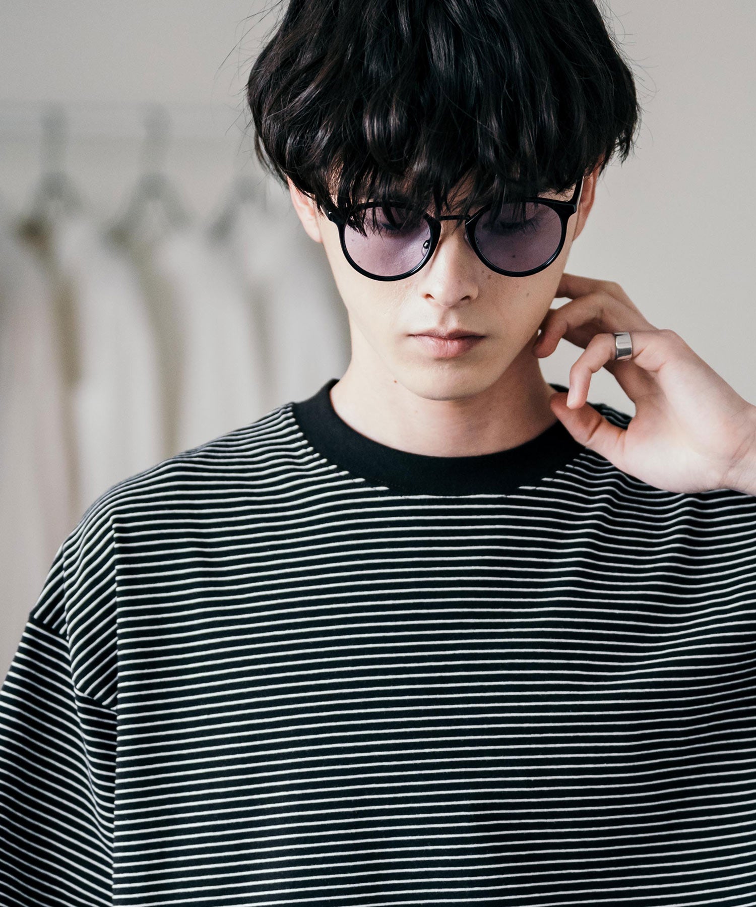 コンビボストンカラーレンズサングラス 12720