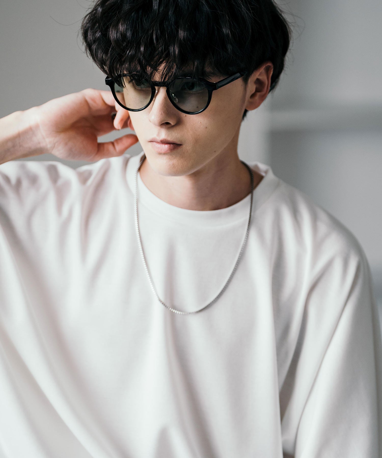 ボストンカラー レンズサングラス 伊達メガネ 12722