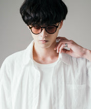 ボストンカラー レンズサングラス 伊達メガネ 12722