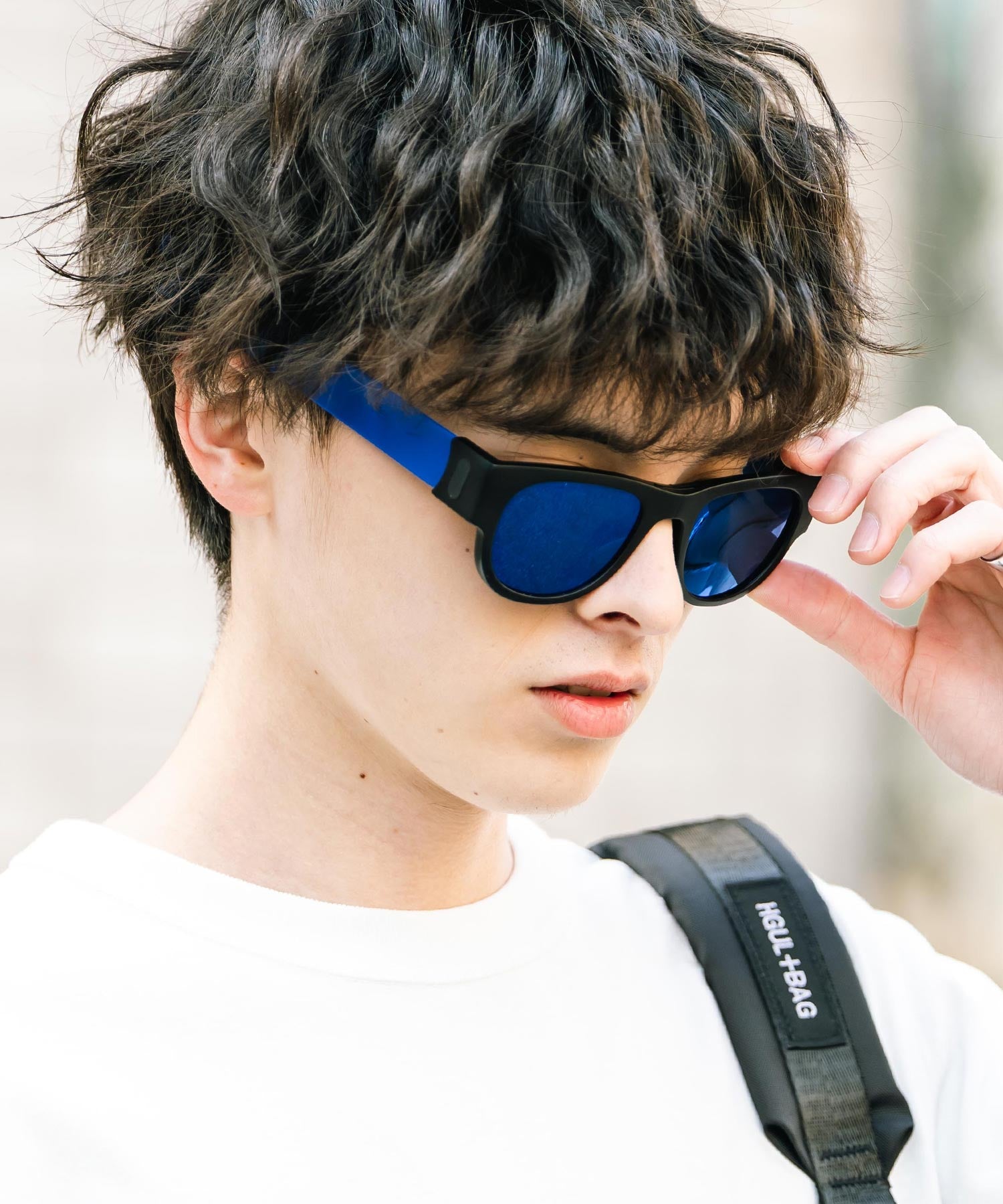 スナップハンド UVカット 折りたたみサングラス