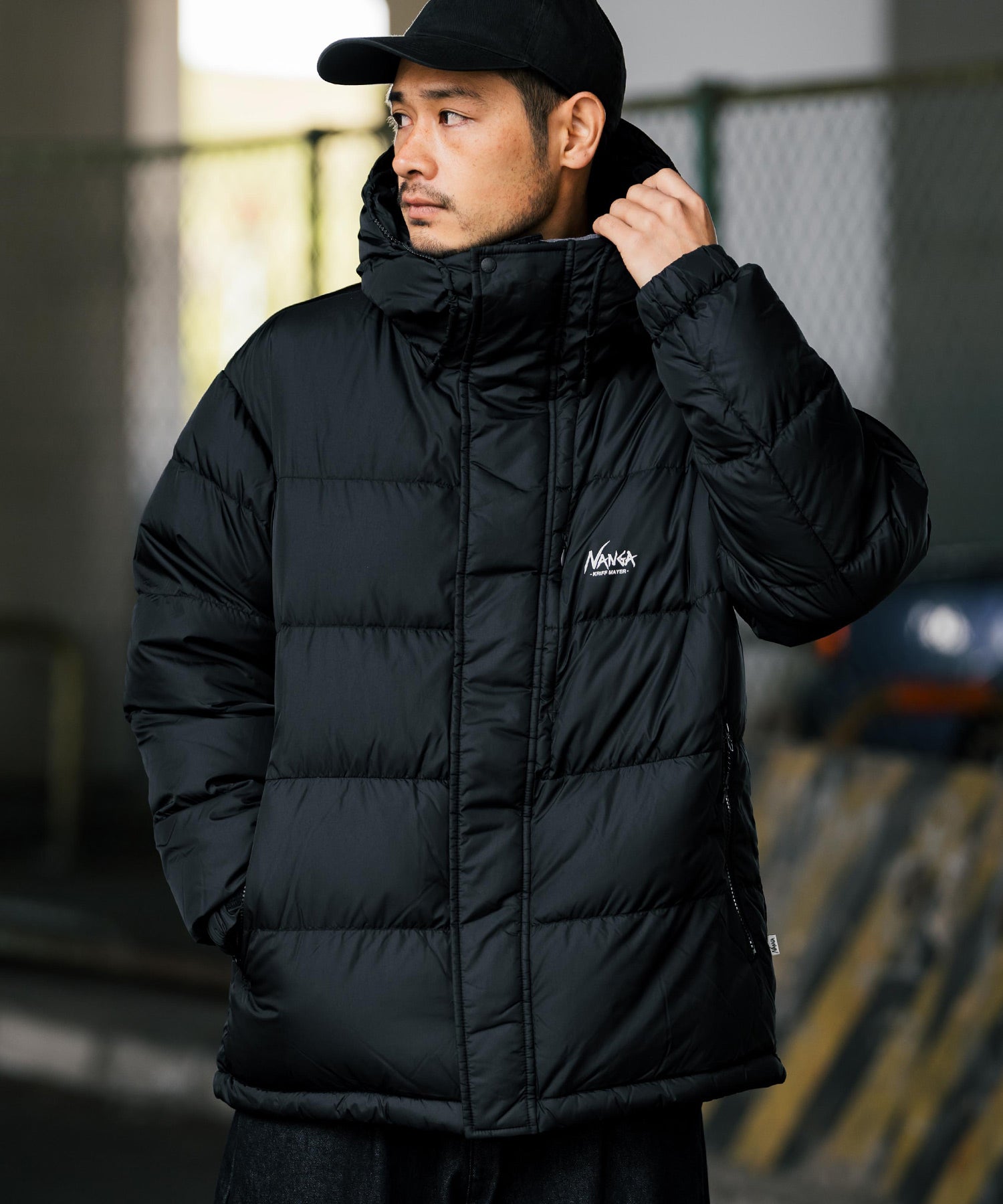 NANGA × KRIFF MAYER 別注コラボ レトロダウンジャケット ナンガ クリフメイヤー